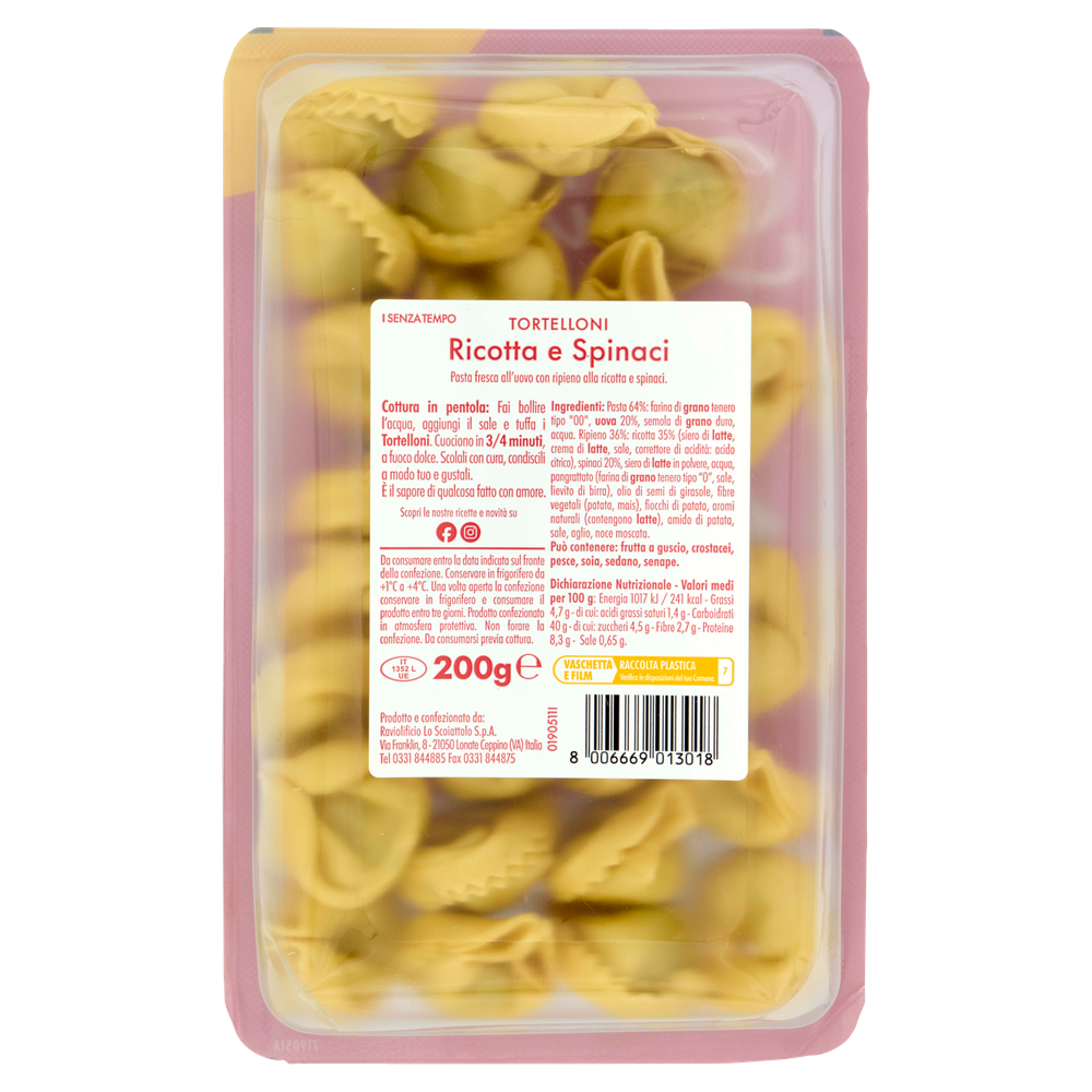 Tortelloni Ricotta E Spinaci Lo Scoiattolo - Foto 3