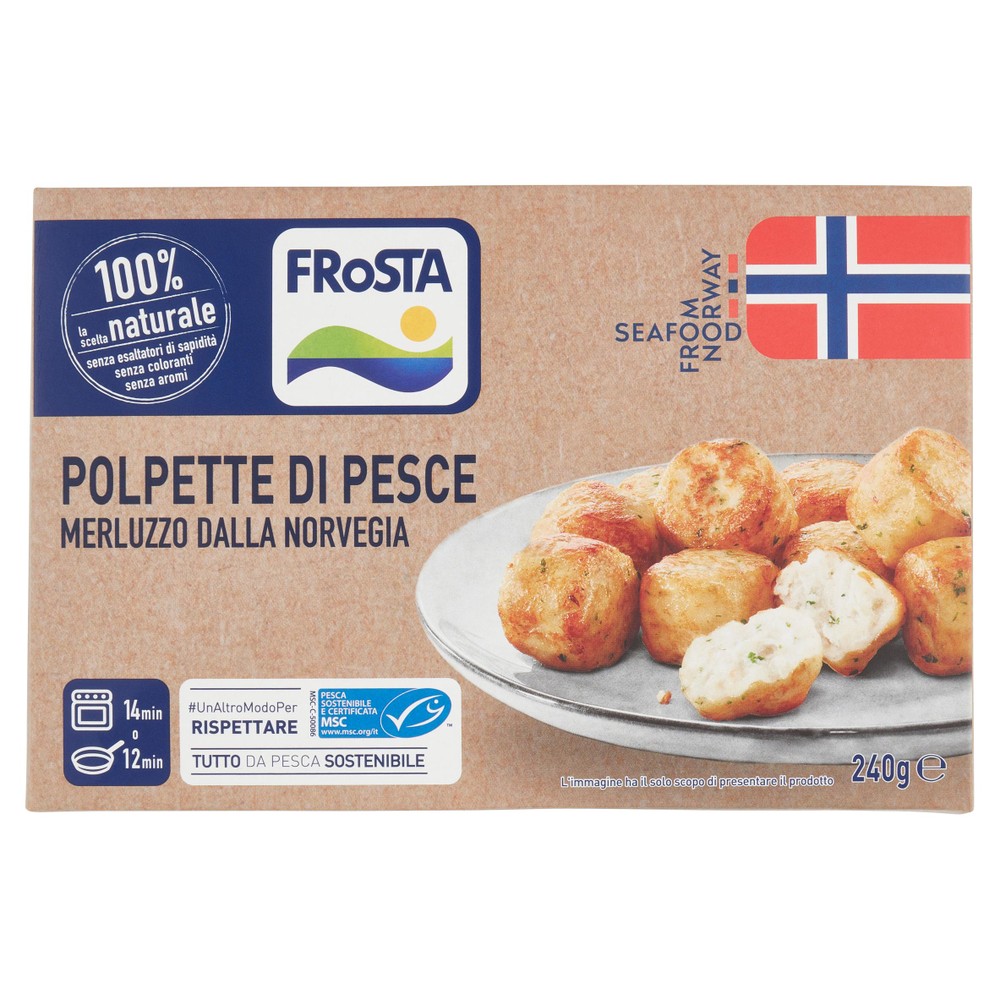 Polpette Di Pesce Surgelato Frosta