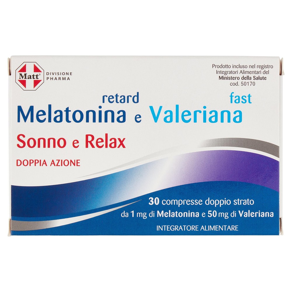 Melatonina Valeriana Matt - Foto 1