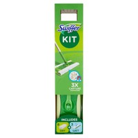 Swiffer Starter Kit Scopa Lavapavimenti 1 Scopa, 8 Panni + 3 Umidi