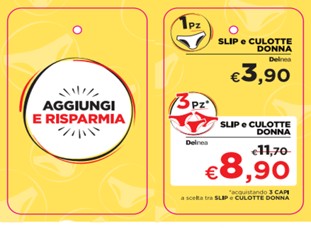 Slip Donna S Grigio Melange Delinea - Foto 2