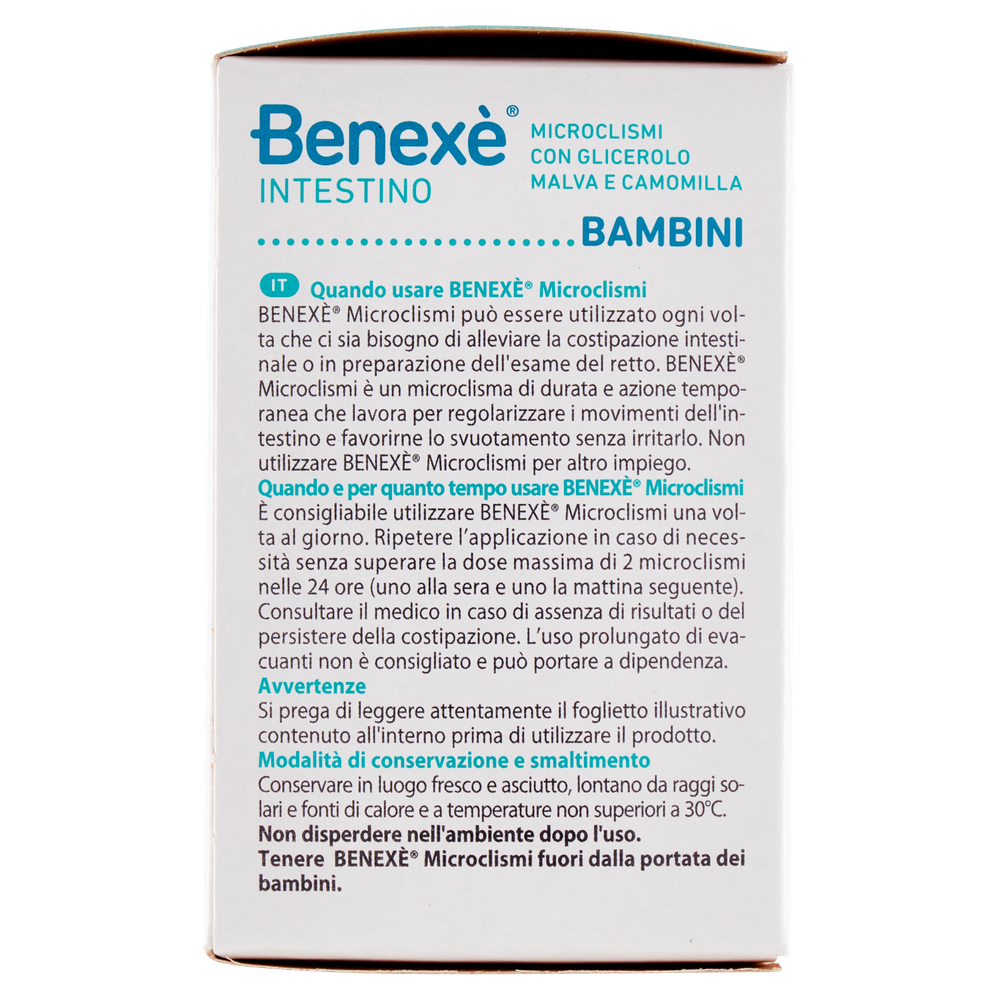 Microclismi Bambini Con Glicerolo, Malva E Camomilla Benexe' - Foto 2