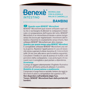 Microclismi Bambini Con Glicerolo, Malva E Camomilla Benexe' - Foto 2