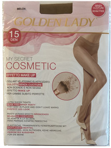 Collant My Secret Tg 3 Melon 15 Denari Senza Cuciture Golden Lady - Foto 1