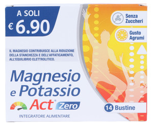 Magnesio Potassio Act Zero Zuccheri Bustine - Foto 1