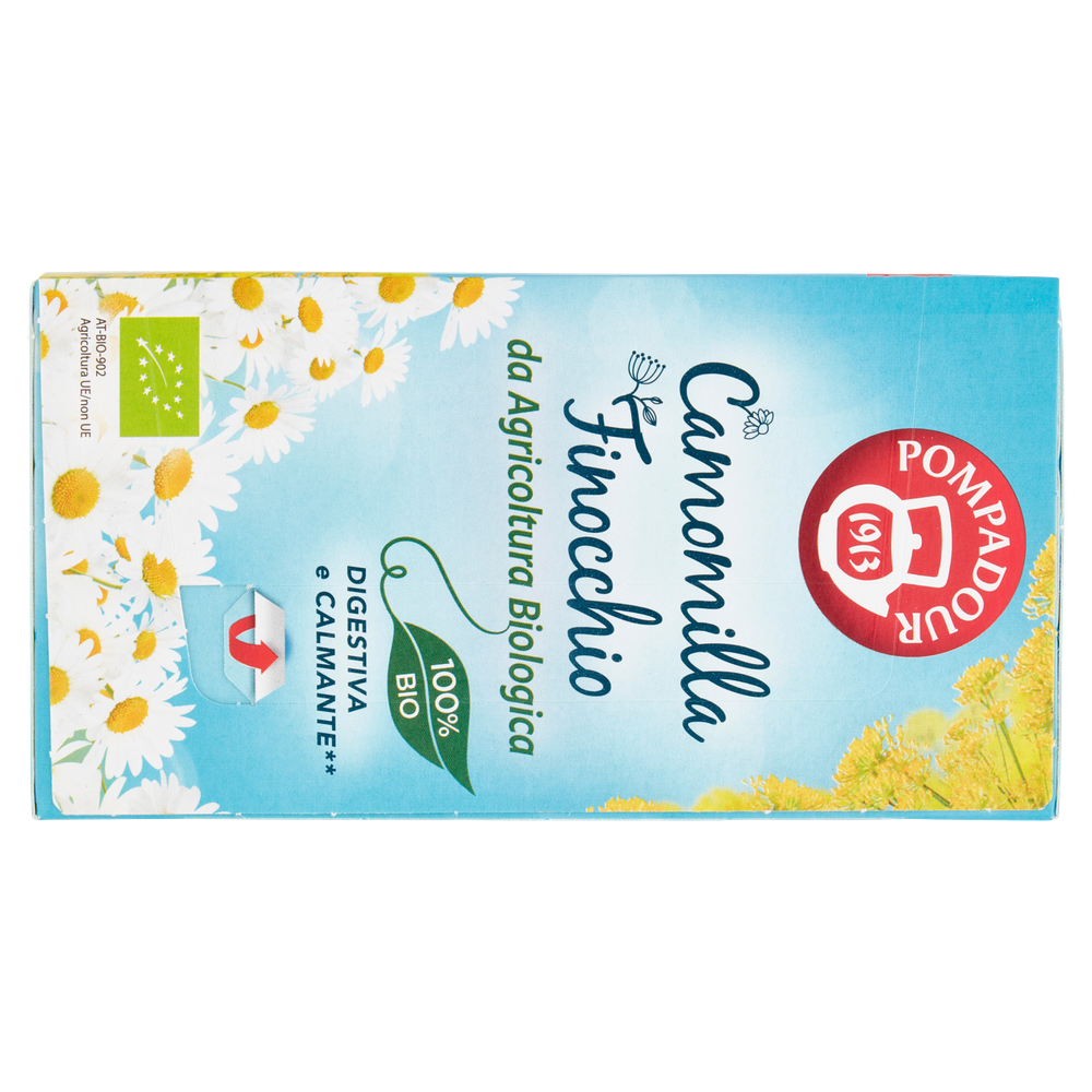Infuso Camomilla E Finocchio Agricoltura Bio In Filtri 18x2g Pompadour - Foto 3