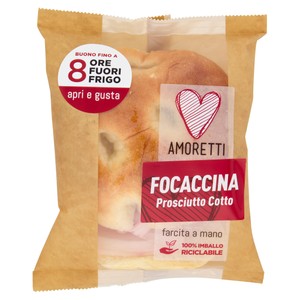 Focaccina Prosciutto Cotto Amoretti - Foto 1