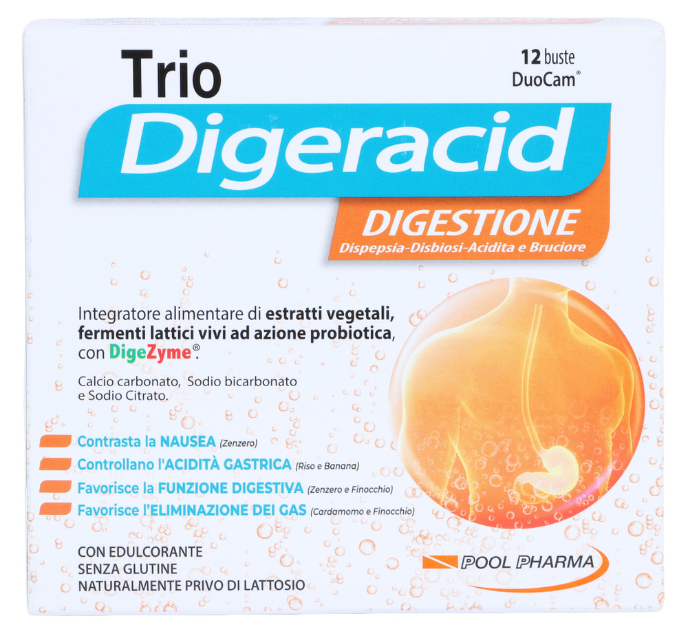 Trio Digeracid Pool Pharma In Buste - Foto 1