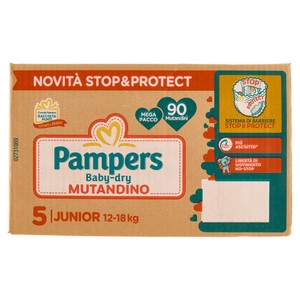 90 Pannolini Baby Dry Mutandino Junior Pampers - Foto 1