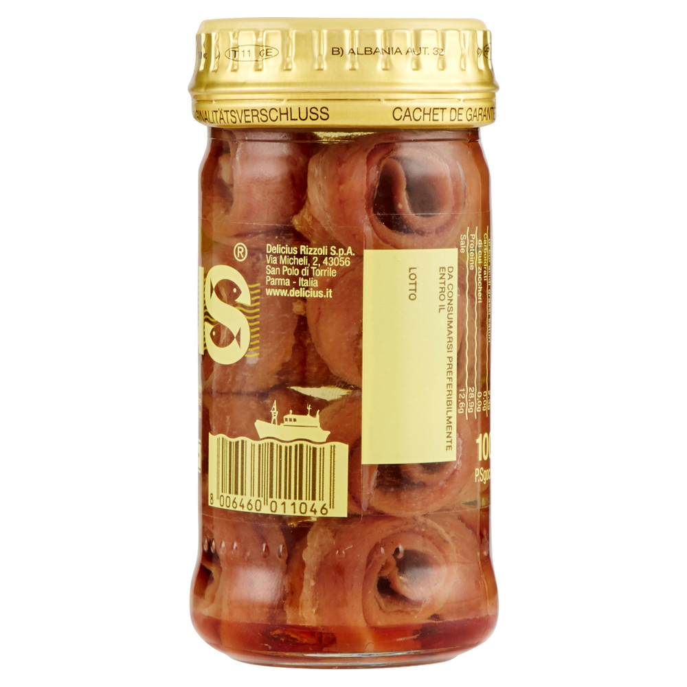 Filetti Di Alici Arrotolate Delicius