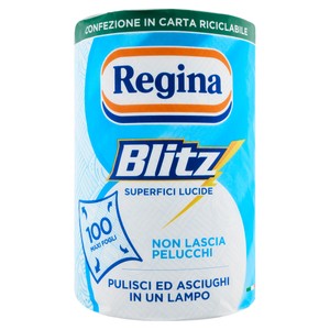 Carta Casa 1 Rotolo Con 100 Maxi Fogli 3 Veli Regina Blitz - Foto 1