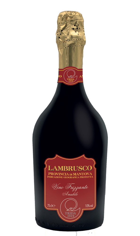 Lambrusco Rosso Amabile Provincia Di Mantova Igp Trida - Foto 1