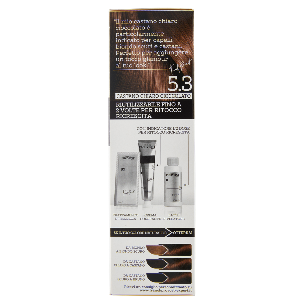 Colorazione Per Capelli 5.3 Casatano Chiaro Cioccolato Franck Provost