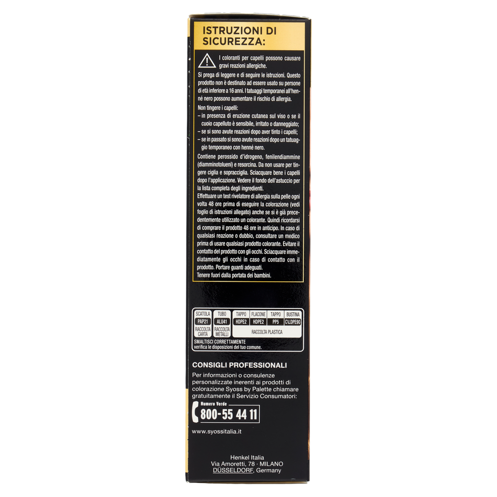 Colorazione Capelli Oleo 6.80 Biondo Nocciola Syoss By Palette - Foto 2