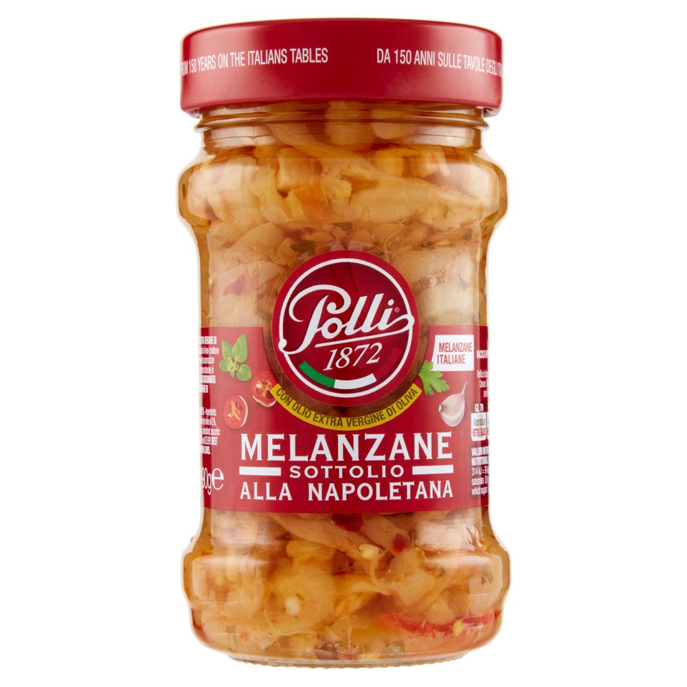 Melanzane Alla Napoletana In Olio Extra Vergine Di Oliva Polli - Foto 1