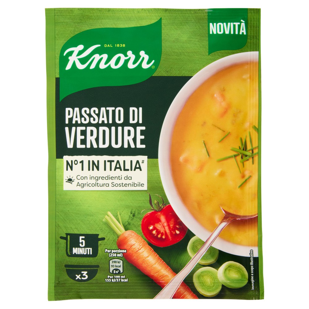 Passato Di Verdure In Busta Da Agricoltura Sostenibile Knorr - Foto 1
