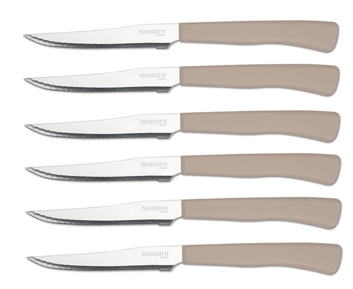 Set 6 Coltelli Bistecca Daily Ghidini Colori Assortiti - Foto 1