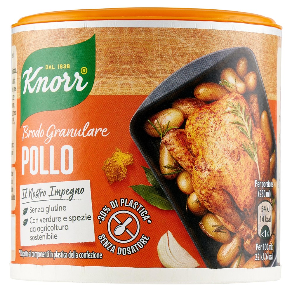 Brodo Granulare Di Pollo Senza Lattosio Knorr - Foto 1