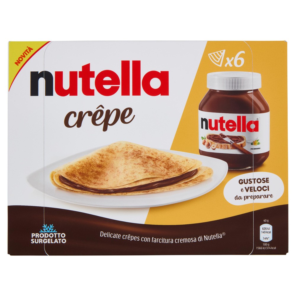 Nutella Crepe Confezione Da 6 Ferrero - Foto 1