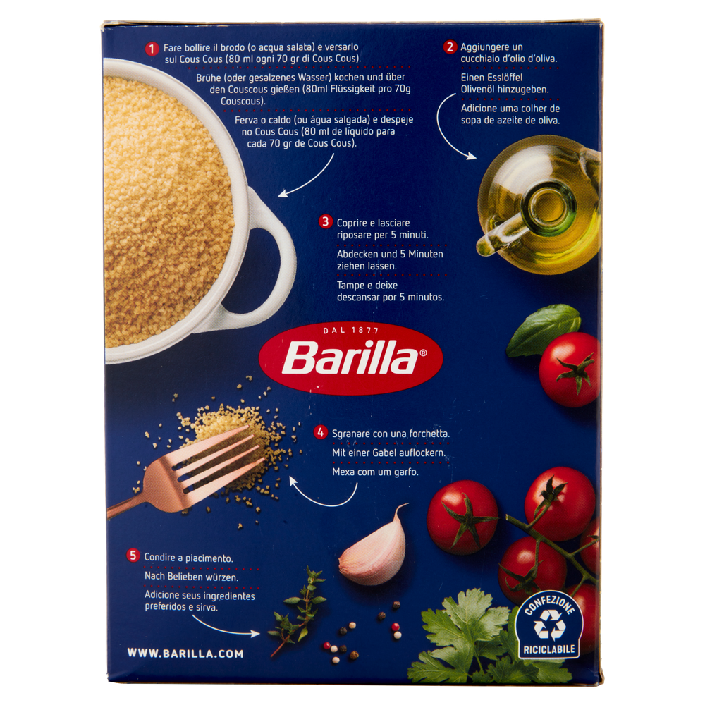 Cous Cous Di Semola Di Grano Duro Barilla - Foto 3