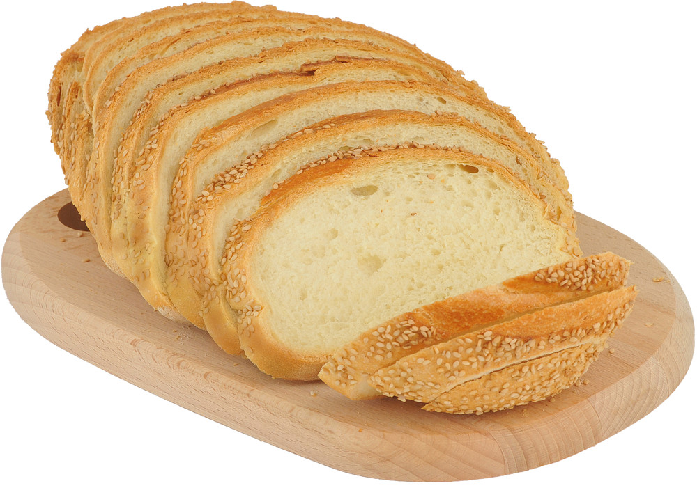 Pane Tipo Siciliano Affettato (pane Di Semola Con Semi Di Sesamo) - Foto 1