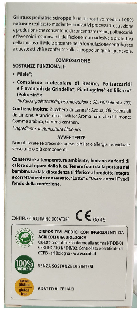 Aboca Grintuss Pediatrico Sciroppo - Foto 2