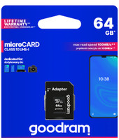 Memoria Microsd Classe 10 Uhs I 64gb Goodram Memoria Microsd Classe 10 Uhs I 64gb Goodram