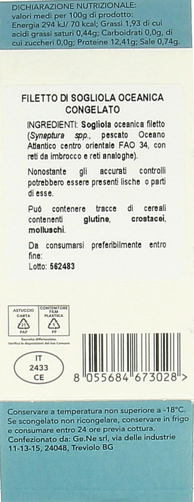 Filetto Di Sogliola Oceanica - Foto 2