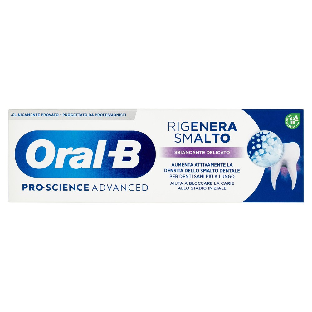 Dentifricio Oral B Rigenera Smalto Delicato