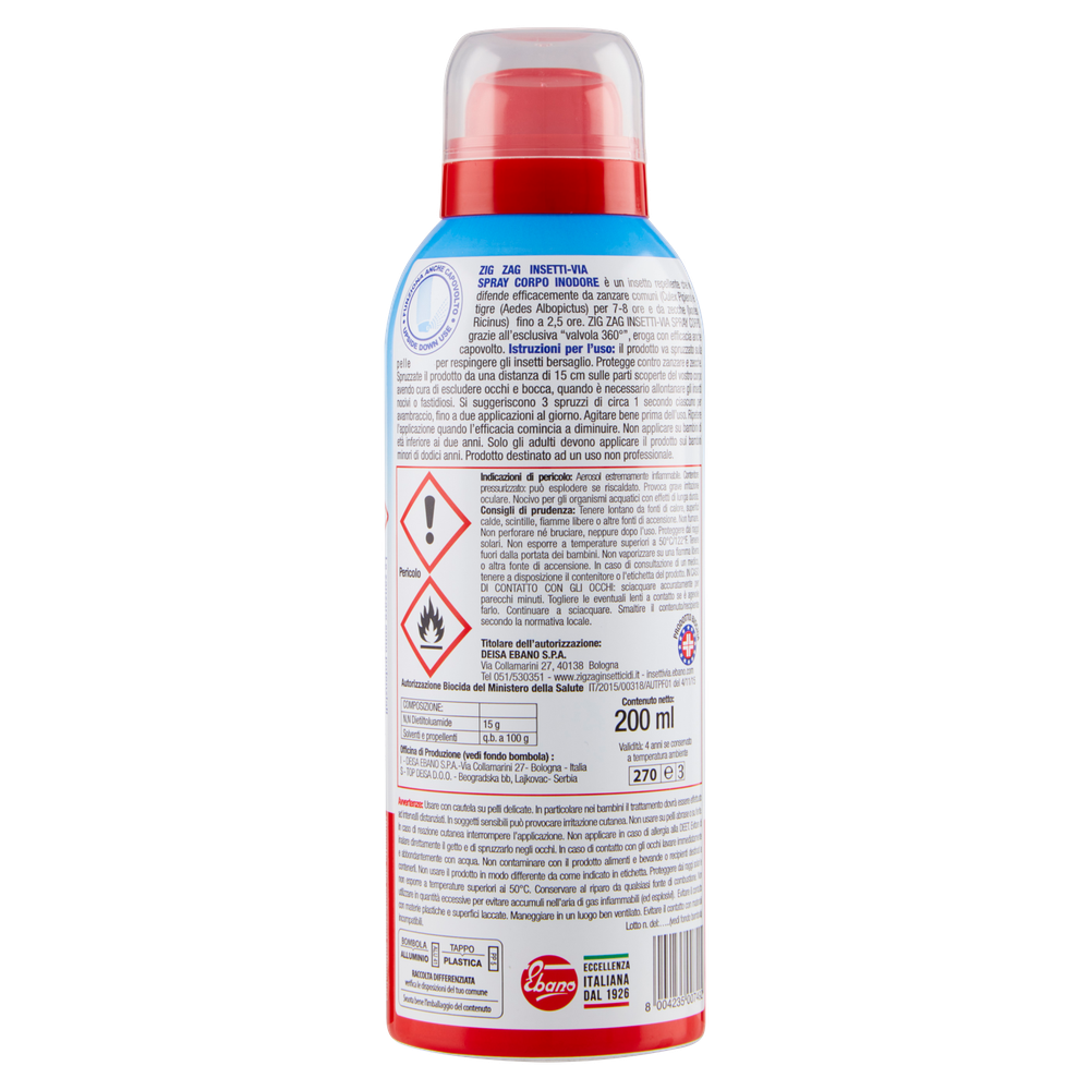 Repellente Antizanzare Spray Zizgzag Insettivia - Foto 3