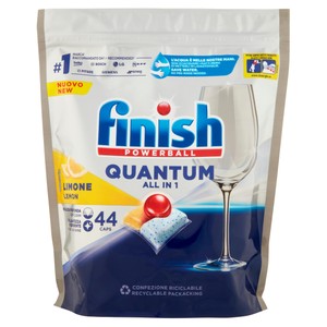 Detergente Per Lavastoviglie Quantum Limone 44 Tabs Finish