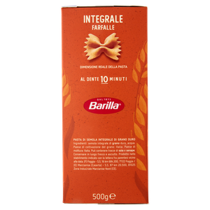 Pasta Farfalle Integrali 100% Grano Integrale Barilla - Foto 2