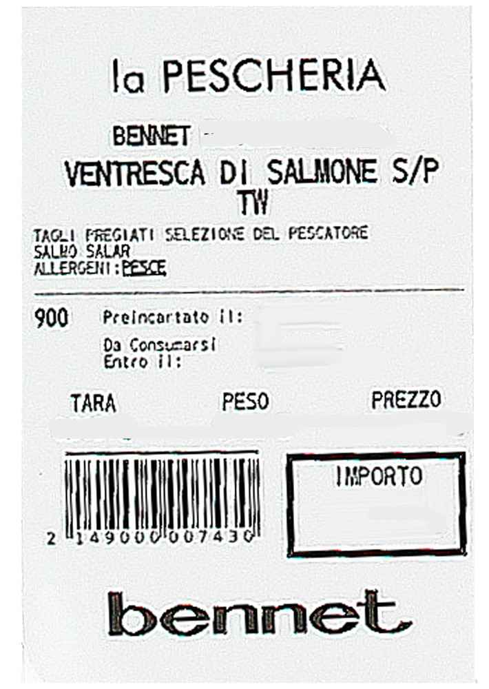 Ventresca Di Salmone Senza Pelle Tagli Pregiati Selezione Del Pescatore - Foto 2