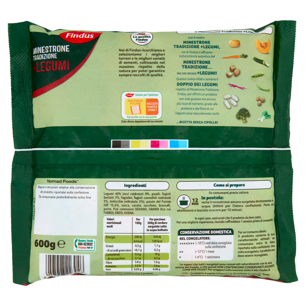 Minestrone Tradizionale Con Legumi Findus - Foto 3