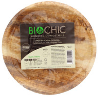 Piatti Fondi Monouso In Foglia Di Palma Biochic Cm . 20 Piatti Fondi Monouso In Foglia Di Palma Biochic Cm . 20