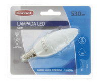 Lampadina A Led Tortiglione 5 , 5 w E 14 Bennet Luce Fredda Lampadina A Led Tortiglione 5 , 5 w E 14 Bennet Luce Fredda