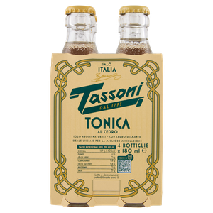 Acqua Tonica Al Cedro Tassoni 4 Da Cl.18 Cad.