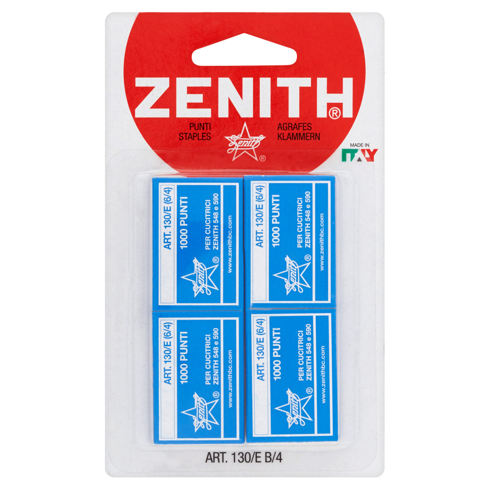 Punti Metallici Per Cucitrice Art.130/E(6/4) Zenith - Foto 1