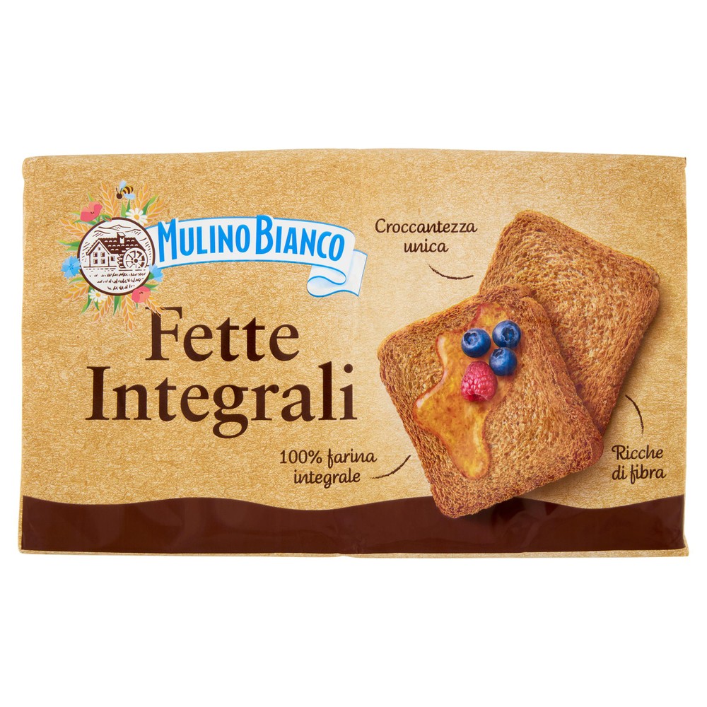 Fette Biscottate Integrali Ricche Di Fibre 72x8,75g Mulino Bianco - Foto 1
