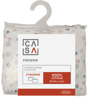 Federa Stampa Margherite Cm50x80 Beige Conf Da 2 Casa Federa Stampa Margherite Cm50x80 Beige Conf Da 2 Casa