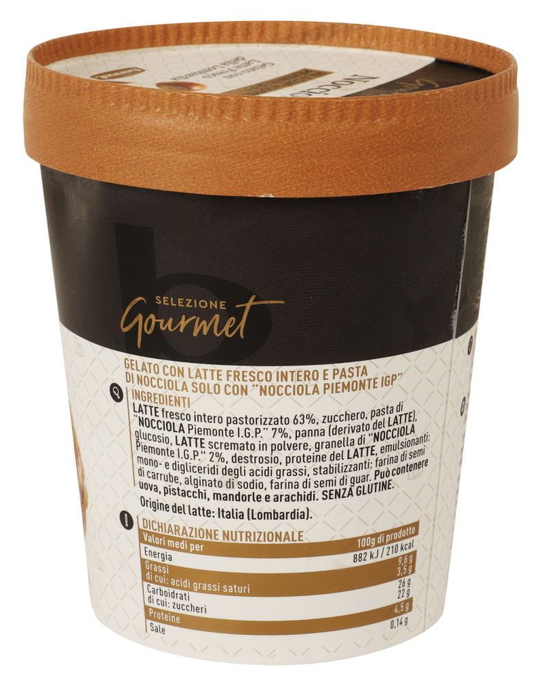 Gelato Alla Nocciola Piemonte Igp Selezione Gourmet Bennet - Foto 3