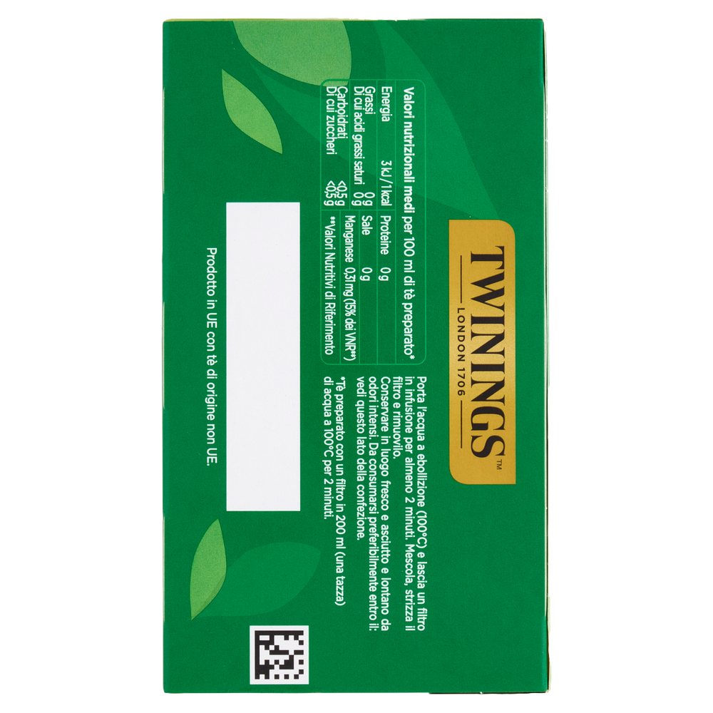 Tè Verde Pure Green Antiossidante 50x2g Bustine Twinings - Foto 2