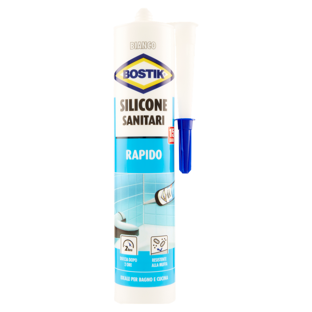 Silicone A Base Acetica Sanitari Bianco 280ml Bostik - Foto 1
