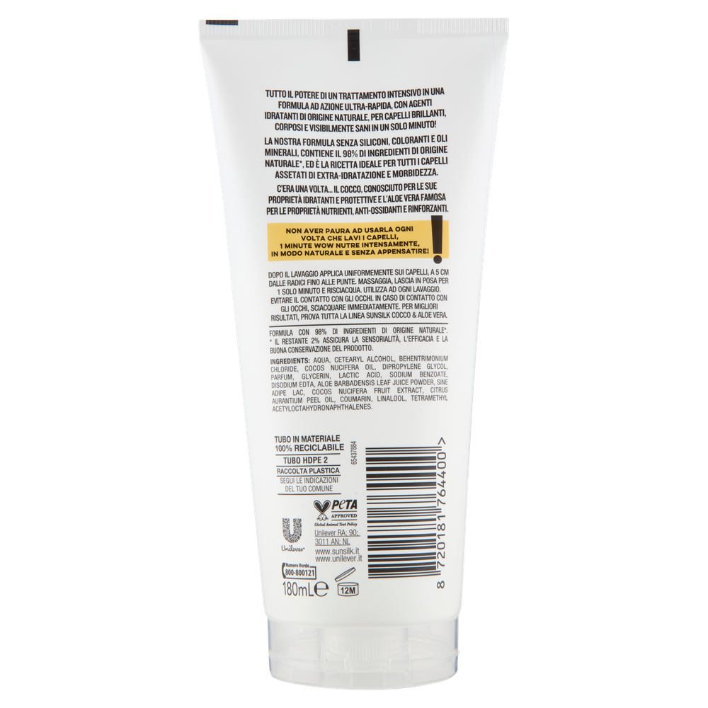 Maschera 1 Minuto Cocco & Aloe Sunsilk - Foto 3