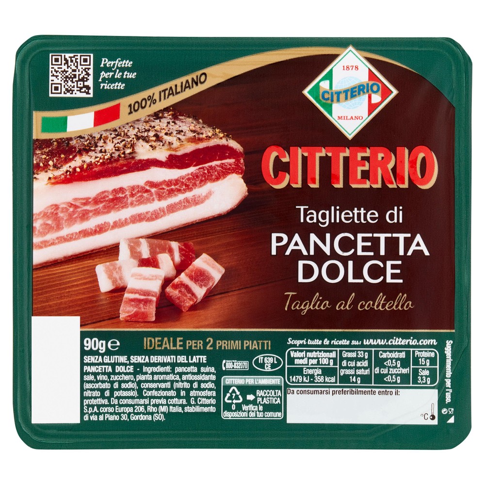 Tagliette Pancetta Dolce Citterio - Foto 1