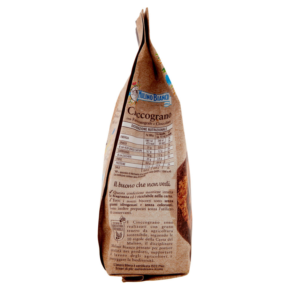 Biscotti Cioccograno Farina Integrale E Cioccolato Mulino Bianco