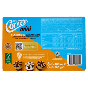Cornetto Mini Panna E Caramello New Algida Conf.Da 8 - Foto 3