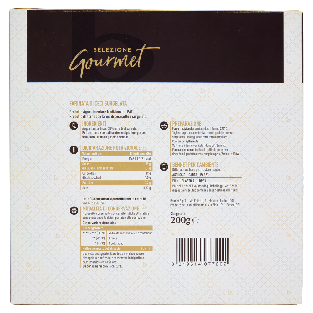 Farinata Di Ceci Selezione Gourmet Bennet - Foto 3