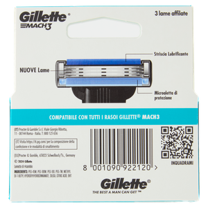 Ricarica 5 Lame Gillette Mach3 Standard - Foto 3