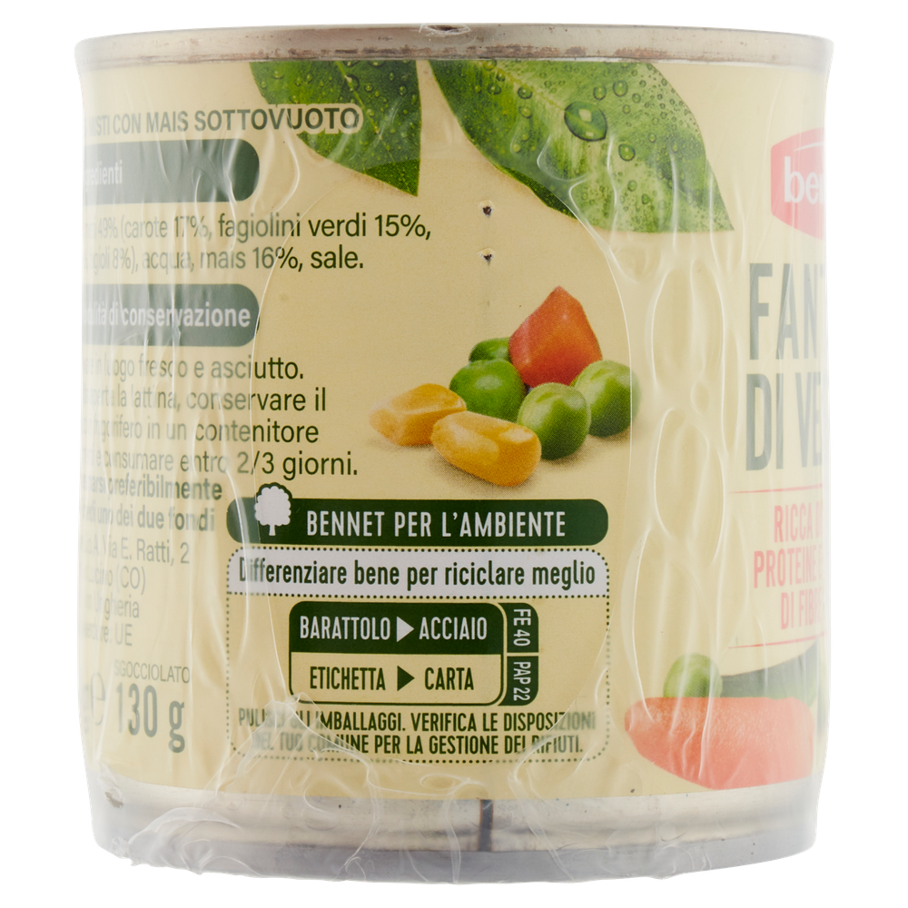 Fantasia Di Verdure Cotte Al Vapore 3x140g Bennet - Foto 2